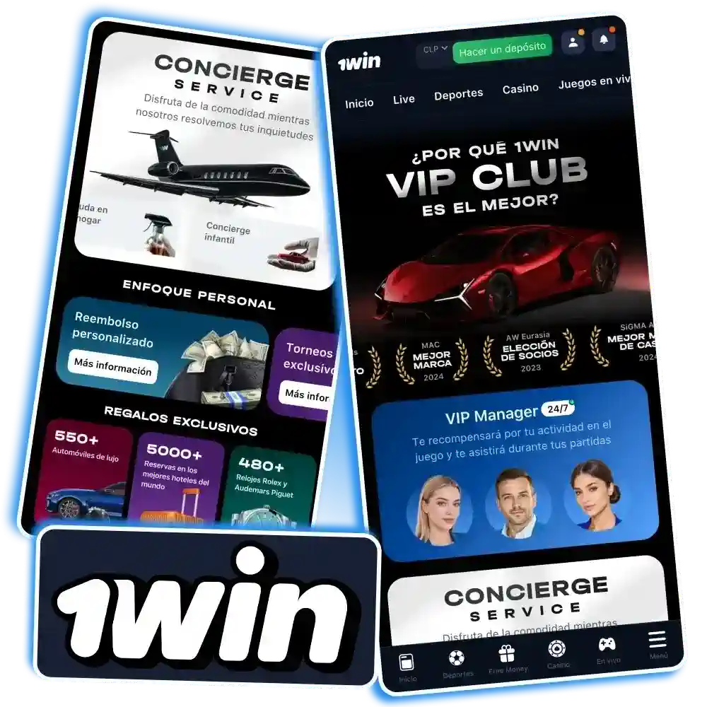 Premium 1win VIP membership interface displaying advanced casino features and multi-tier loyalty system
